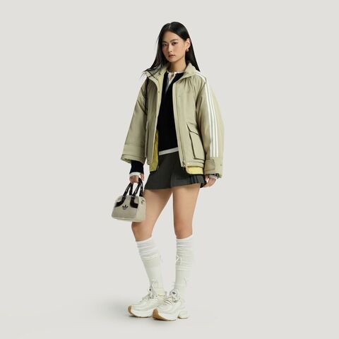 Adidas Original阿迪三叶草2026女子3S DELUX W PAD薄棉服KS5331