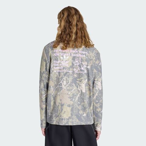 Adidas Original阿迪三叶草2026男子CAMO WAFFLE LS针织无领长TKG6434