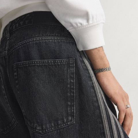 Adidas Original阿迪三叶草2026男子FIREBIRD PANTS牛仔长裤KD1497