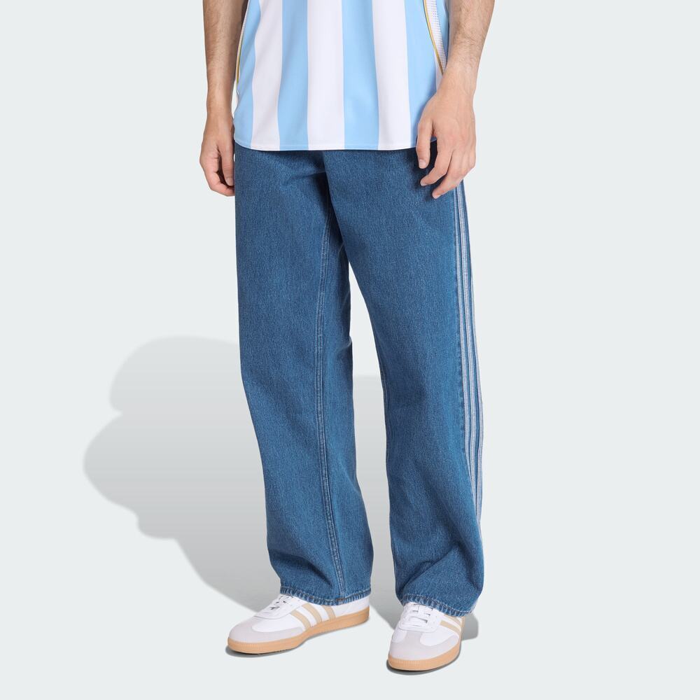 Adidas Original阿迪三叶草2026男子FIREBIRD PANTS牛仔长裤KD1499