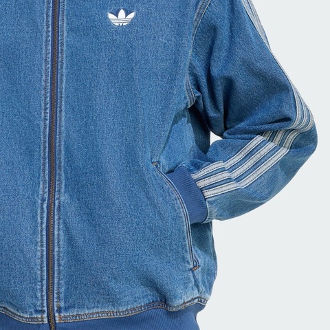 Adidas Original阿迪三叶草2026男子DENIM FB TT牛仔外套KD1517