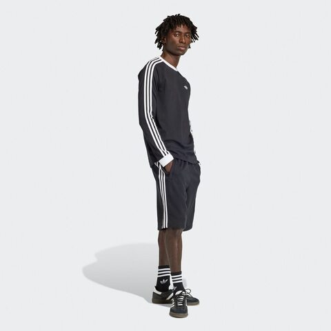 Adidas Original阿迪三叶草2026男子3S LS TEE针织无领长TKE3546