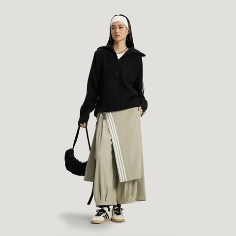 Adidas Original阿迪三叶草2026女子3S DELUX PANT梭织长裤KS5335