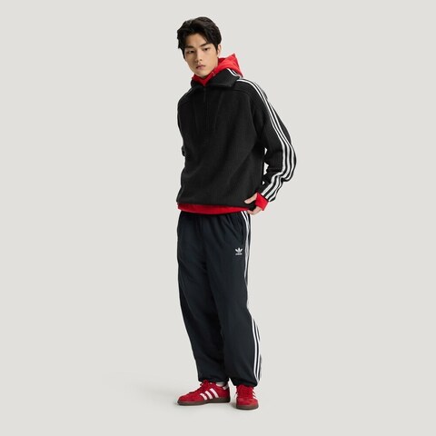 Adidas Original阿迪三叶草2026男子3S DELUX KNIT毛线套头衫KS5340