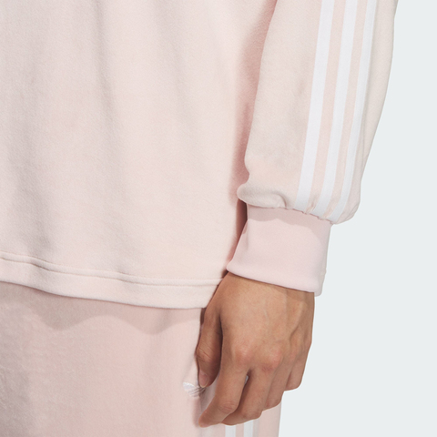 Adidas Original阿迪三叶草2026男子VELOUR POLO LS针织有领长TKQ5487