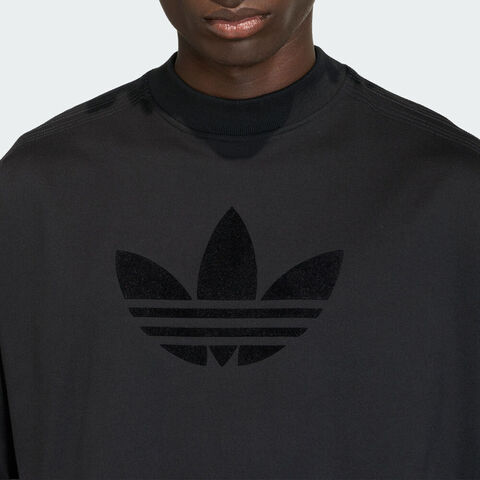 Adidas Original阿迪三叶草2026男子P ESS LONG TEE针织无领长TKD6575