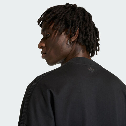 Adidas Original阿迪三叶草2026男子P ESS LONG TEE针织无领长TKD6575