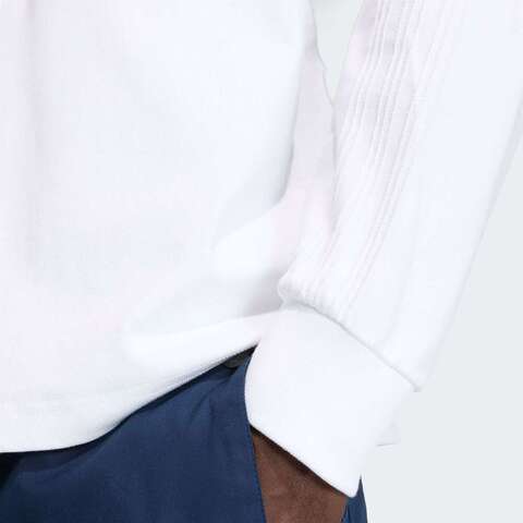 Adidas Original阿迪三叶草2026男子P ESS LONG TEE针织无领长TKD6576