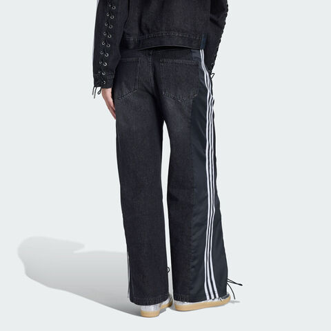 Adidas Original阿迪三叶草2026女子DENIM FB TP牛仔长裤KS3878