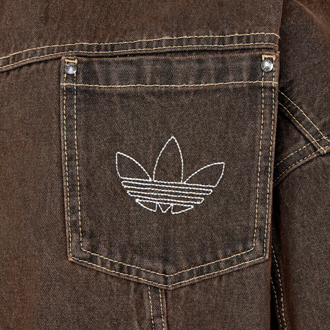 Adidas Original阿迪三叶草2026女子JACKET W牛仔外套KR5041