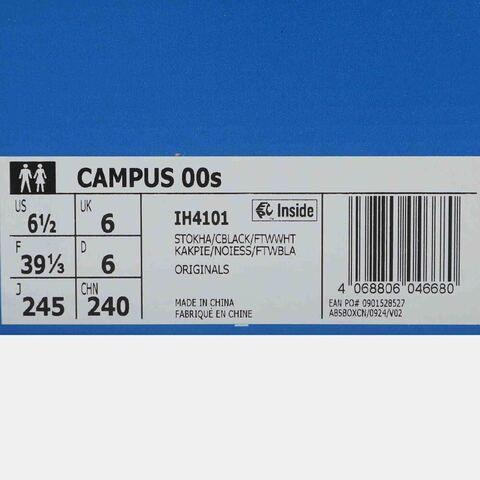 Adidas Original阿迪三叶草2026中性CAMPUS 00sORI-CLASSICIH4101