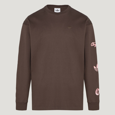 Adidas Original阿迪三叶草2026男子LONG SLV TEE M针织无领长TKR5045