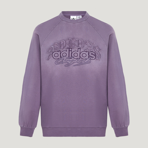 Adidas Original阿迪三叶草2026男子SWEAT CREW M针织无帽卫衣KR5048