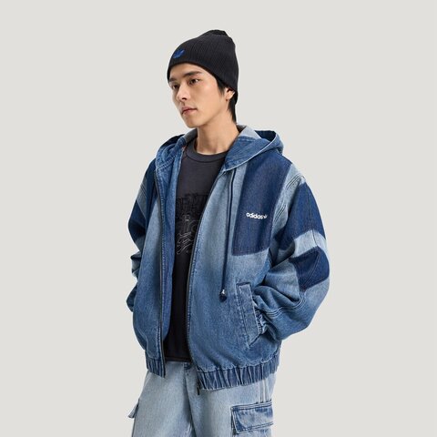 Adidas Original阿迪三叶草2026男子JACKET M牛仔外套KR5056