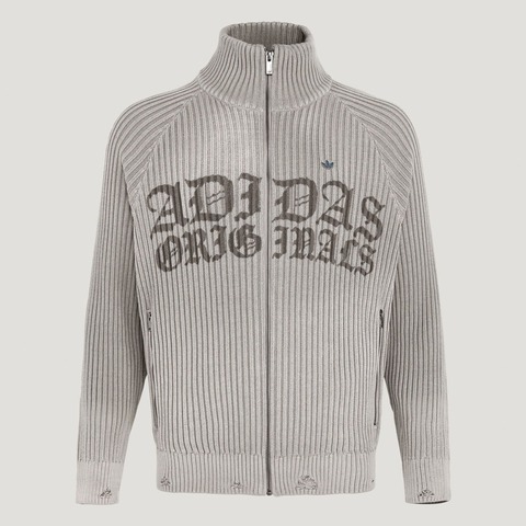 Adidas Original阿迪三叶草2026男子SWEATER JKT M毛线开衫KR5057