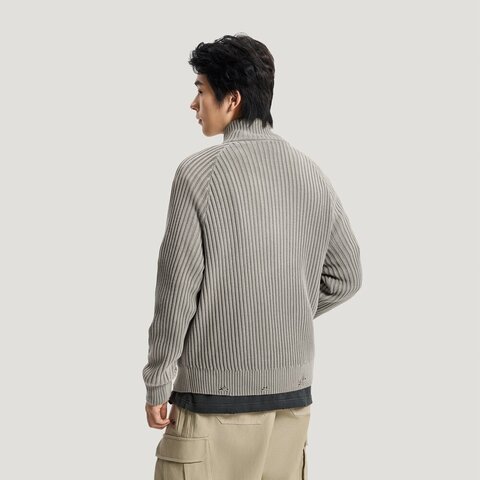 Adidas Original阿迪三叶草2026男子SWEATER JKT M毛线开衫KR5057