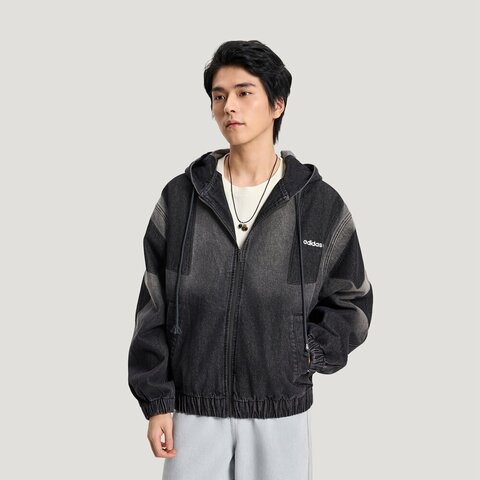 Adidas Original阿迪三叶草2026男子JACKET M牛仔外套KR5055