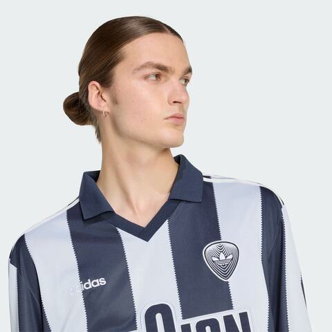 Adidas Original阿迪三叶草2026男子BRIT HME JERSEY针织有领长THZ3787