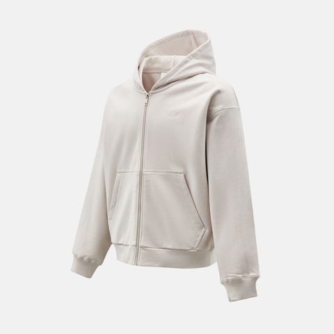 Adidas Original阿迪三叶草2026男子P ESS FZ HD针织连帽外套KD3924