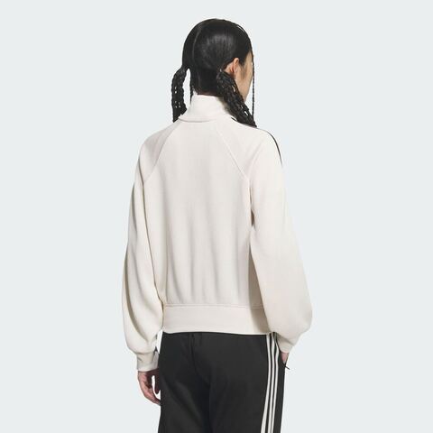 Adidas Original阿迪三叶草2026女子KNIT BALOON TT针织无帽外套KQ5490