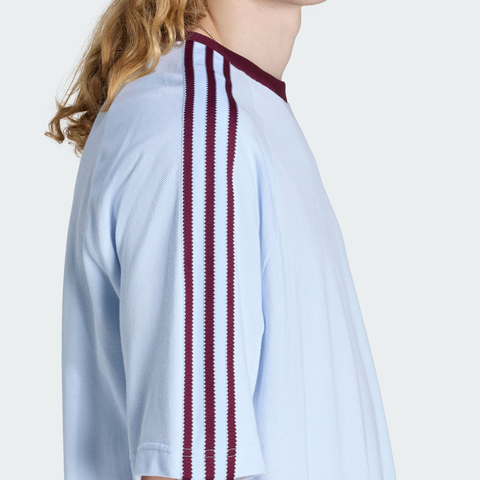 Adidas Original阿迪三叶草2026男子BRITCORE RINGER针织无领短THZ3831