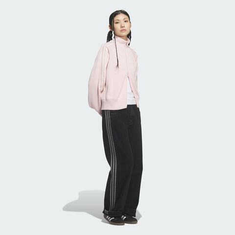 Adidas Original阿迪三叶草2026女子KNIT BALOON TT针织无帽外套KQ5489