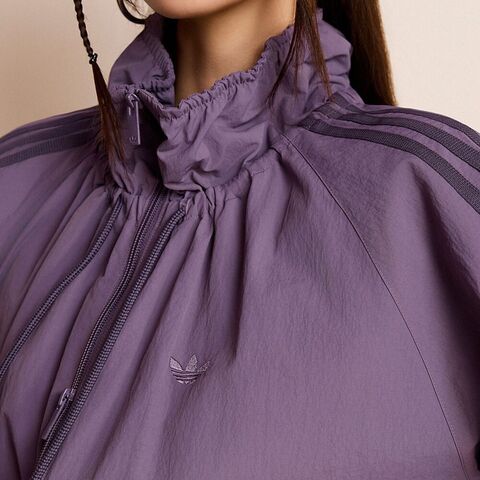 Adidas Original阿迪三叶草2026女子OVSD TT W梭织无帽外套KR2626