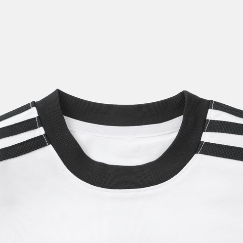 Adidas Original阿迪三叶草2026男大童JK LS TEE针织无领长TKW1186