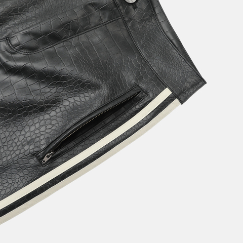 Adidas Original阿迪三叶草2026女子PLEATHER SK皮裙KE5034