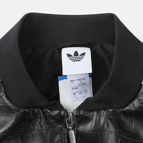 Adidas Original阿迪三叶草2026女子SST PLTHR JKT皮衣KE5035