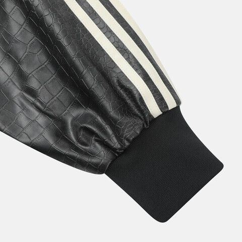 Adidas Original阿迪三叶草2026女子SST PLTHR JKT皮衣KE5035