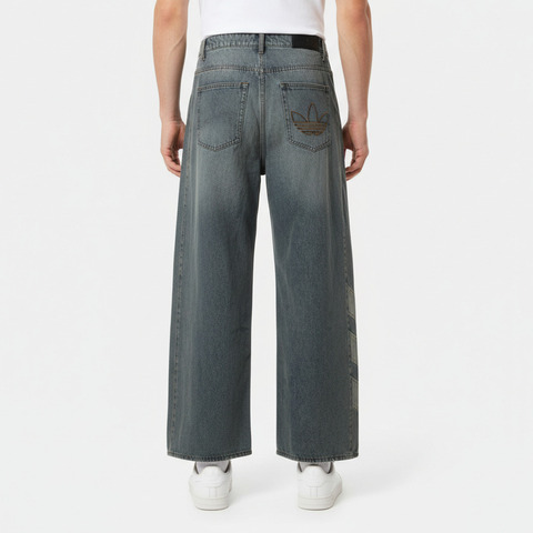 Adidas Original阿迪三叶草2026男子PNT牛仔长裤KE0112