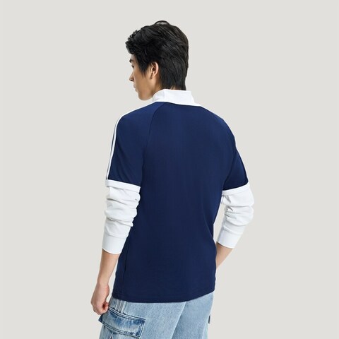 Adidas Original阿迪三叶草2026男子3S TEE针织无领短THZ9634