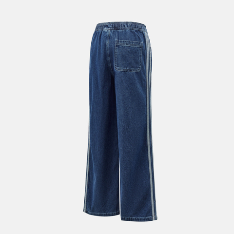 Adidas Original阿迪三叶草2026男大童FIREBIRD DEN TP牛仔长裤KE2850