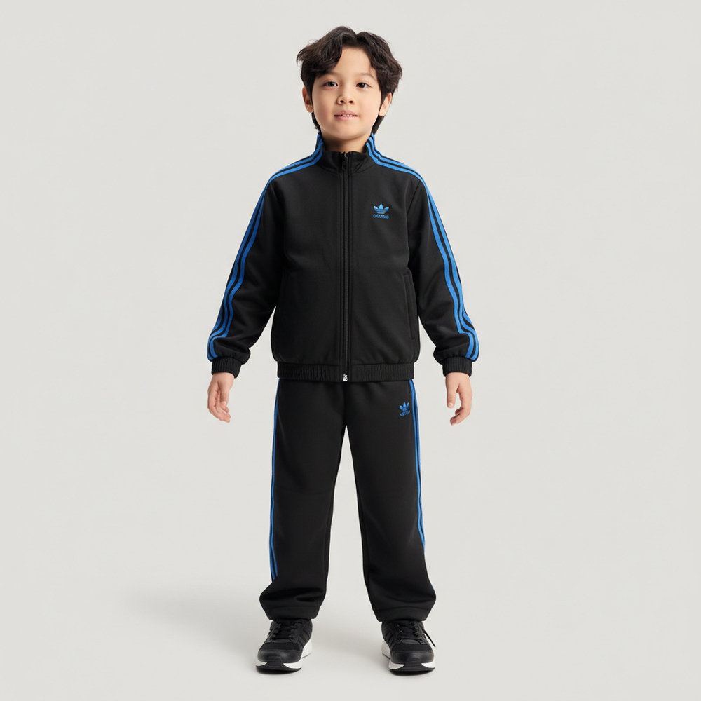 Adidas Kids阿迪儿童2026男小童LK WV TT SET长袖套服KW1187