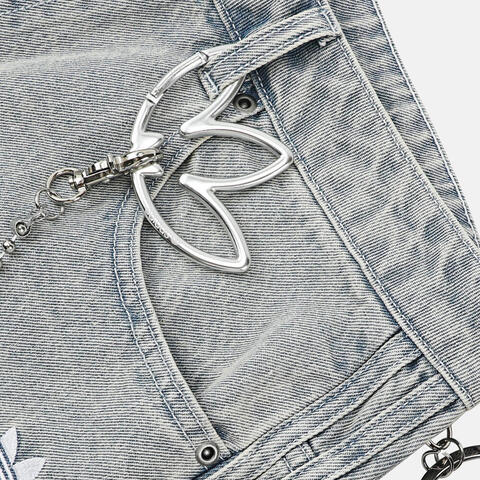 Adidas Original阿迪三叶草2026男子VDAY DNM PANT牛仔长裤KT6366