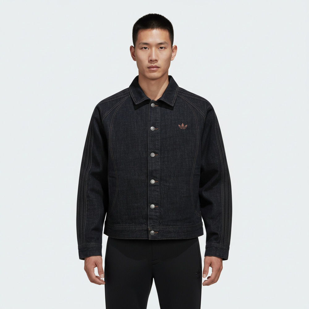 Adidas Original阿迪三叶草2026男子VDAY DNM JKT牛仔外套KT6338