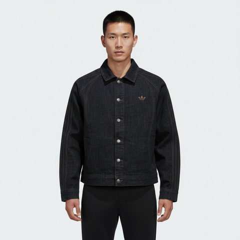 Adidas Original阿迪三叶草2026男子VDAY DNM JKT牛仔外套KT6338