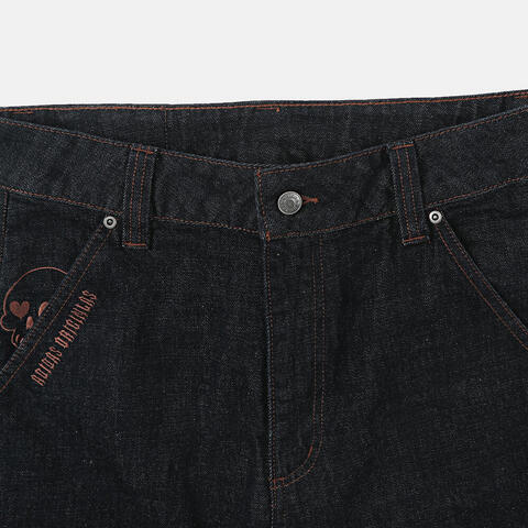 Adidas Original阿迪三叶草2026男子VDAY DNM PANT牛仔长裤KT6365