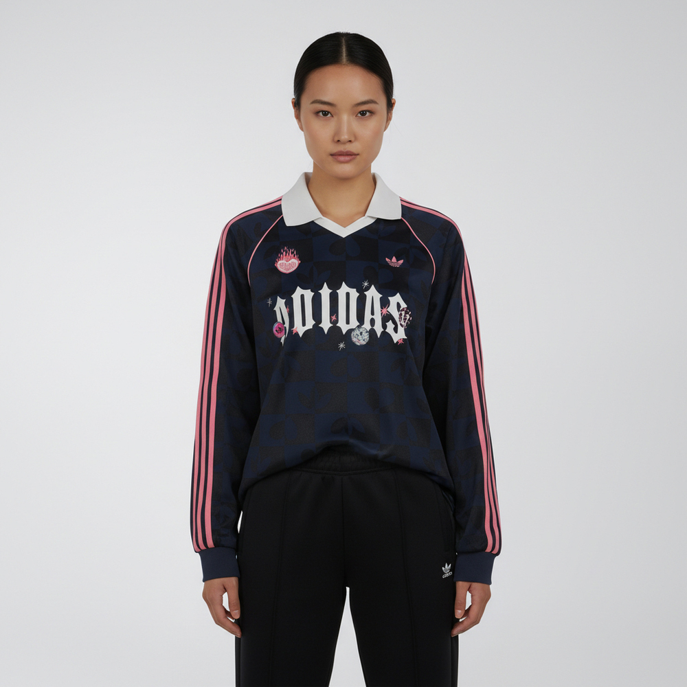 Adidas Original阿迪三叶草2026女子VDAY JRSY W针织有领长TKY2020