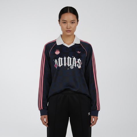 Adidas Original阿迪三叶草2026女子VDAY JRSY W针织有领长TKY2020