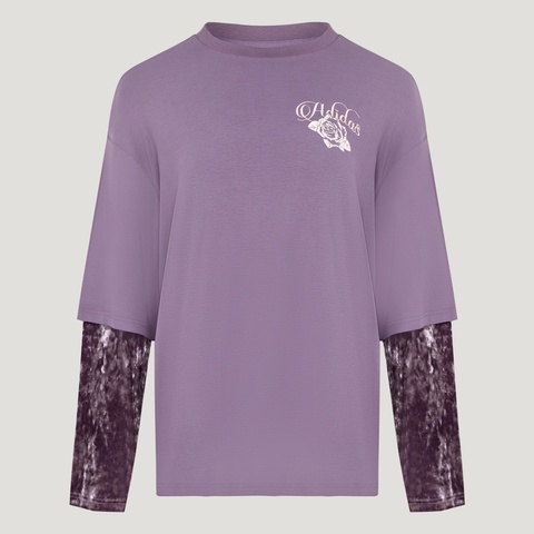 Adidas Original阿迪三叶草2026女子LONG SLV TEE W针织无领长TKR5040