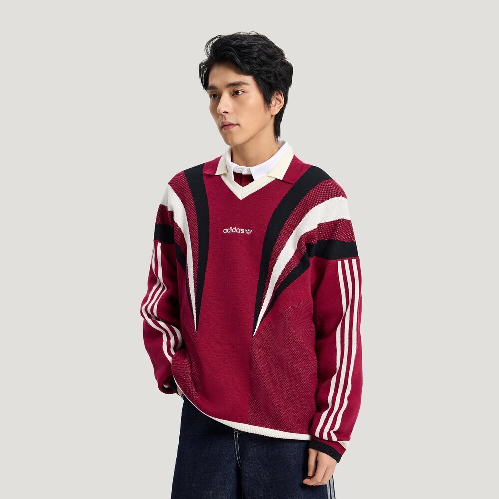 Adidas Original阿迪三叶草2026男子SWEATER M毛线套头衫KW2019