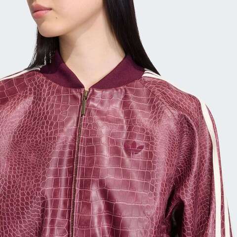 Adidas Original阿迪三叶草2026女子SST PLTHR JKT皮衣KD8792