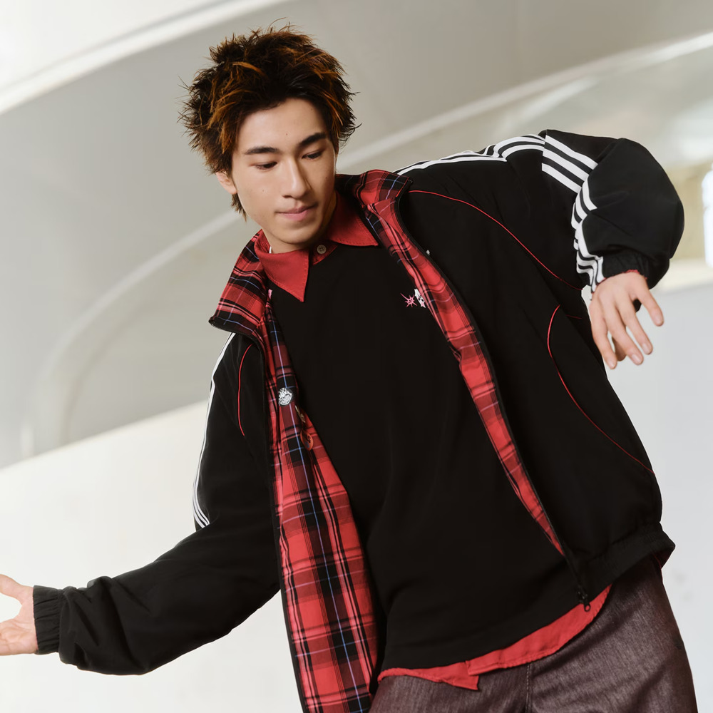 Adidas Original阿迪三叶草2026男子VDAY TRKJKT M梭织无帽外套KT6368