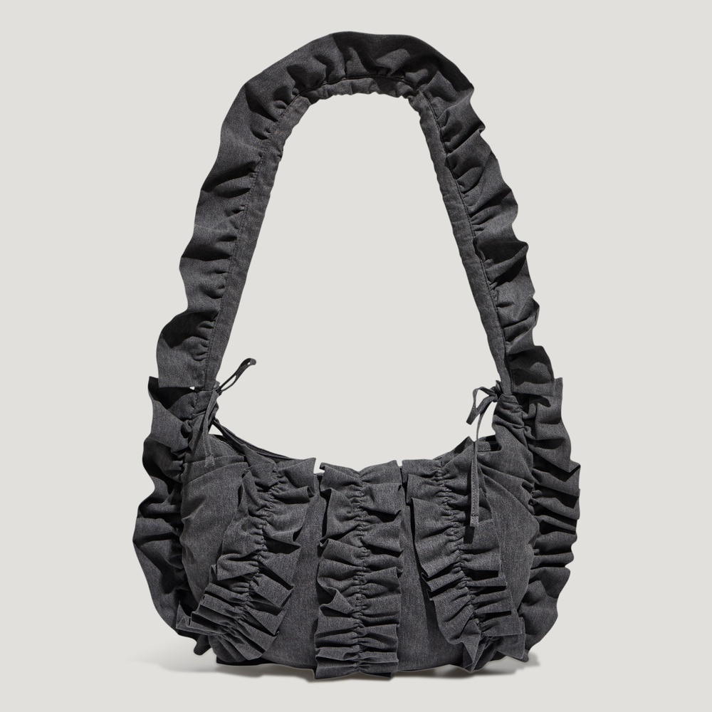 Adidas Original阿迪三叶草2026中性DENIM RUFF BAG单肩包KX7014