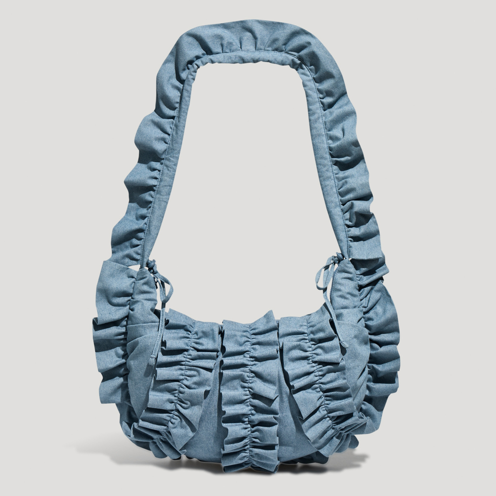 Adidas Original阿迪三叶草2026中性DENIM RUFF BAG单肩包KX6975