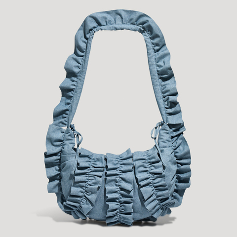 Adidas Original阿迪三叶草2026中性DENIM RUFF BAG单肩包KX6975