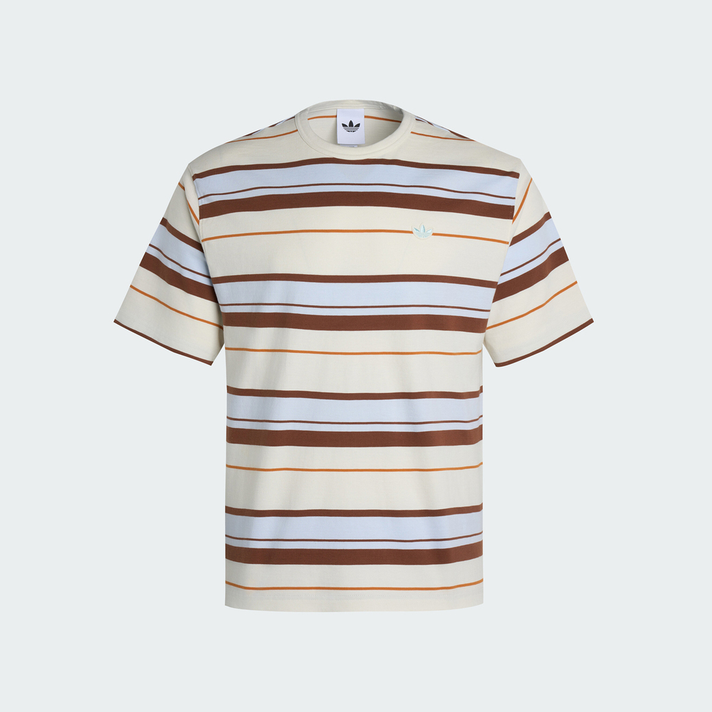 Adidas Original阿迪三叶草2026年STRIPE TEE短袖T恤KX1267图片-优购