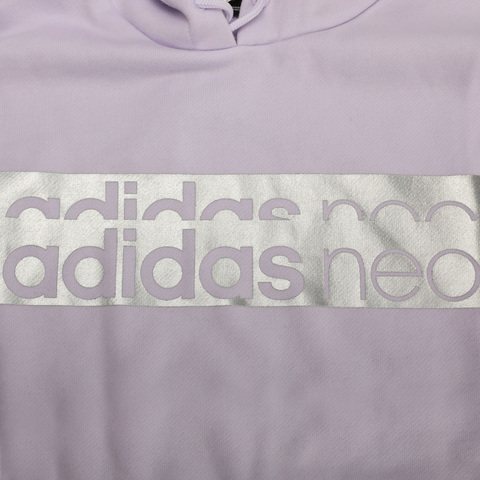 adidas neo阿迪休闲2020女子W SS DM HOODY连帽套头衫FU1057